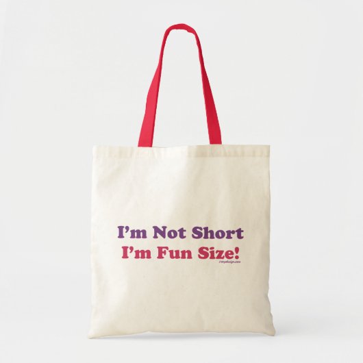 Ik ben niet kort, ik ben vun. tote bag (Voorkant)