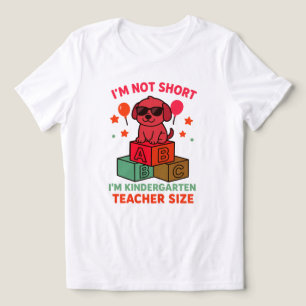 Ik ben niet korter dan de kleuterschool. Tri-Blend shirt