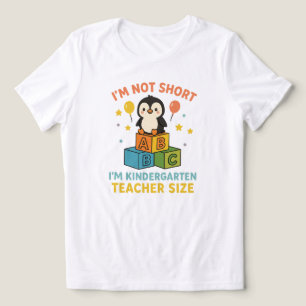 Ik ben niet korter dan de kleuterschool. Tri-Blend shirt