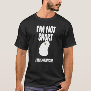 Ik ben niet korter dan pinguïn Mannen pinguïn voge T-shirt