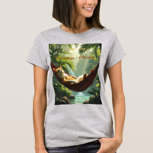 Ik ben niet lui, ik ben energiezuinig t-shirt