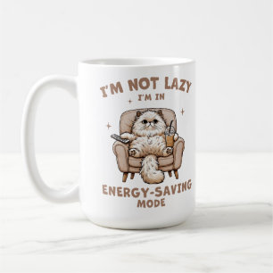 Ik ben niet lui, ik ben op energiebesparende modus koffiemok