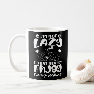 Ik ben niet lui, ik geniet gewoon echt van niets d koffiemok