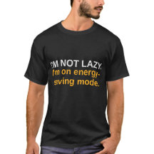 Ik ben niet lui, ik sta in energiebesparende modus