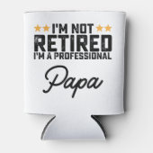 Ik ben niet met pensioen, ik ben een professionele blikjeskoeler (Voorkant)