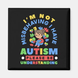 Ik ben niet misleid dat ik Autism Awareness Autist Magneet