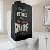 Ik ben niet moe dat ik een professionele grootpop- douchegordijn (In situ)