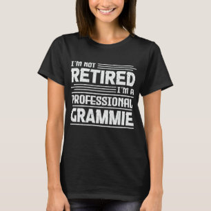 Ik ben niet moe, ik ben een professioneel grasmie. t-shirt