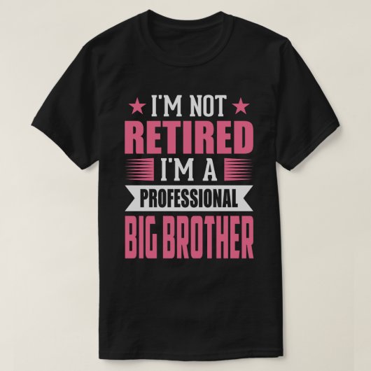Ik ben niet moe, ik ben een professionele BIG BROT T-shirt (Design voorkant)