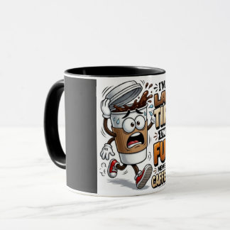 Ik Ben Niet Moe Ik Word Gedreven Door Cafeïne Grap Mok