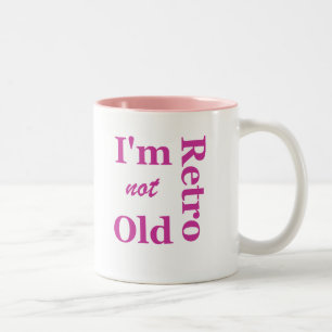 Ik ben niet oud dat ik Retro Ceramic Mok ben