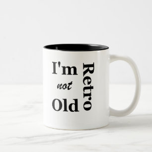 Ik ben niet oud dat ik Retro Ceramic Mok ben