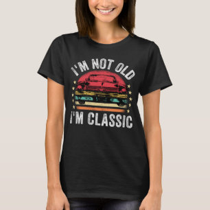 Ik ben niet oud Ik ben classic auto Retro Mannen V T-shirt