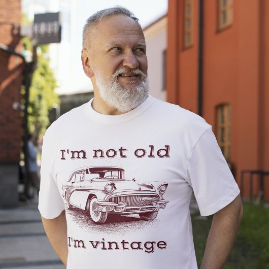 Ik ben niet oud, ik ben Classic Car Birthday T-shirt