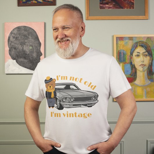Ik ben niet oud, ik ben Classic Car Custom T-shirt