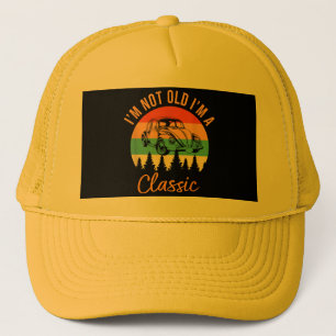 Ik ben niet oud Ik ben Classic Car Retro Funny Ca Trucker Pet