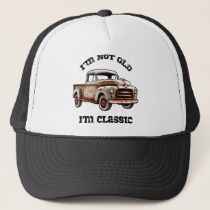 IK BEN NIET OUD IK BEN CLASSICER roestige pickup t Trucker Pet