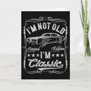 Ik ben niet oud, ik ben Clic Funny Car Vintage Her Kaart