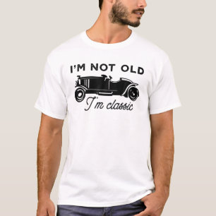 Ik ben niet oud, ik ben een klassieke grappige 'Bi T-shirt