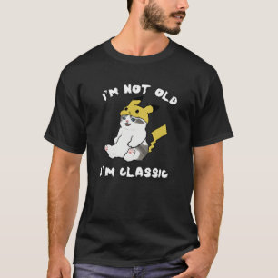 Ik ben niet oud, ik ben een klassieke grappige kat t-shirt
