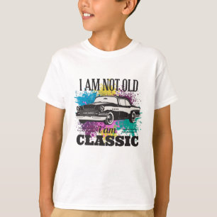Ik ben niet oud Ik ben een Klassieke Grungy Kleur T-shirt