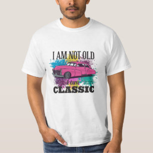 Ik ben niet oud Ik ben een Klassieke Grungy Kleur T-shirt