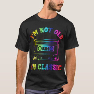 Ik ben niet oud. Ik ben een klassieke Retro Casset T-shirt