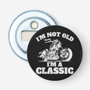 Ik ben niet oud Ik ben een klassieker - Vaderdag - Button Flesopener