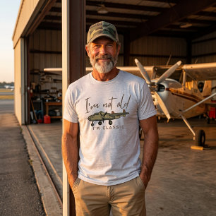 Ik ben niet oud, ik ben klassiek. Grappige Warbird T-shirt