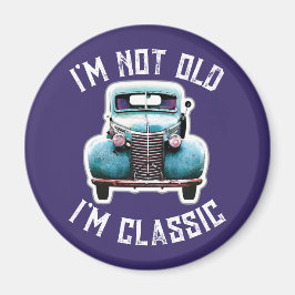 Ik ben niet oud, ik ben klassieke cartografische magneet