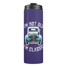 Ik ben niet oud, ik ben klassieke cartografische thermosbeker