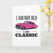 Ik ben niet oud ik ben klassieke kaart (Gele Bloem)