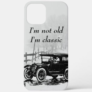 Ik ben niet oud Ik ben klassieke Trendy vintage au iPhone 12 Pro Max Hoesje