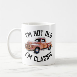 Ik ben niet oud, ik ben klassieke Truck Graphic Koffiemok
