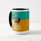 Ik ben niet oud, ik ben middeleeuwse moderne mok (Voorkant links)