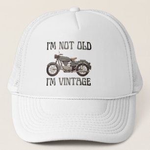 IK BEN NIET OUD, IK BEN VINTAGE grappige verjaarda Trucker Pet