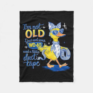 Ik ben niet oud, ik heb gewoon wat nodig en een be fleece deken