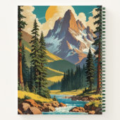 Ik ben niet overal geweest Retro Wanderlust Travel Notitieboek (Achterkant)