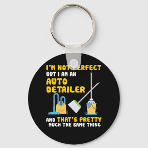 Ik ben niet perfect, maar ik ben een automatische sleutelhanger