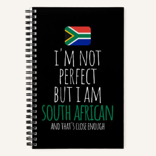 Ik ben niet perfect, maar ik ben Zuid-Afrikaans No Notitieboek