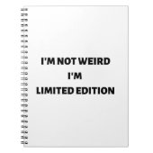 Ik ben niet raar dat ik een beperkt notitieboek be (Voorkant)