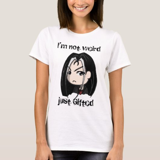 Ik ben niet raar, gewoon Gifted T-shirt (Voorkant)
