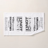 Ik ben niet raar! Handdoek (Handdoek)