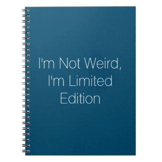 Ik ben niet raar, ik ben Limited Edition Notitiebo Notitieboek