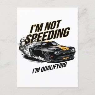 Ik ben niet te hard rijden, ik ben in aanmerking k briefkaart
