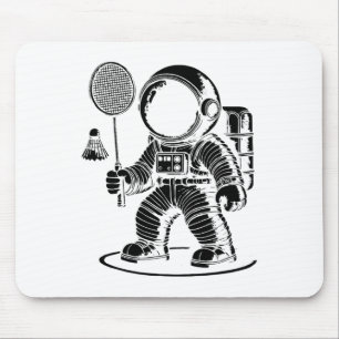 Ik ben niet te klein, ik ben een badmintonspeler r muismat