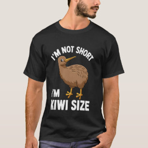 Ik ben niet te kort Ik ben Kiwi maat Funny Kiwi T-shirt