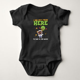 Ik ben niet van hier Baby Jersey Bodysuit