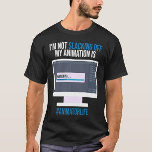 Ik ben niet van mijn animatie af... die 3D geeft T-shirt