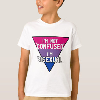 Ik ben niet verward, ik ben biseksueel t-shirt